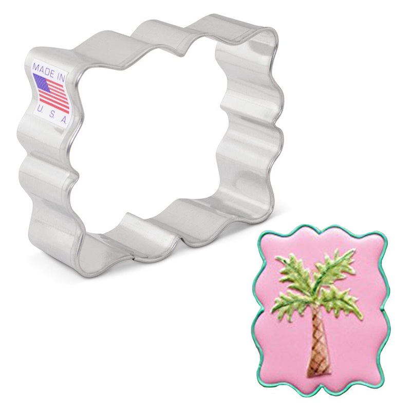 SweetAmbs Small Fanciful Plaque Cookie Cutter