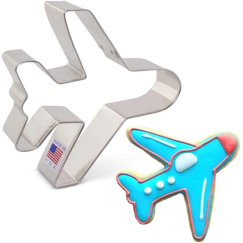 Airplane Cookie Cutter 4 1/2"