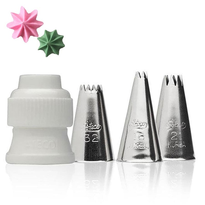 Ateco 4 Piece Star Tube Set