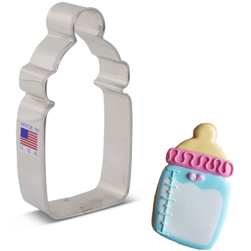Baby Bottle Cookie Cutter 4 1/8 x 2"