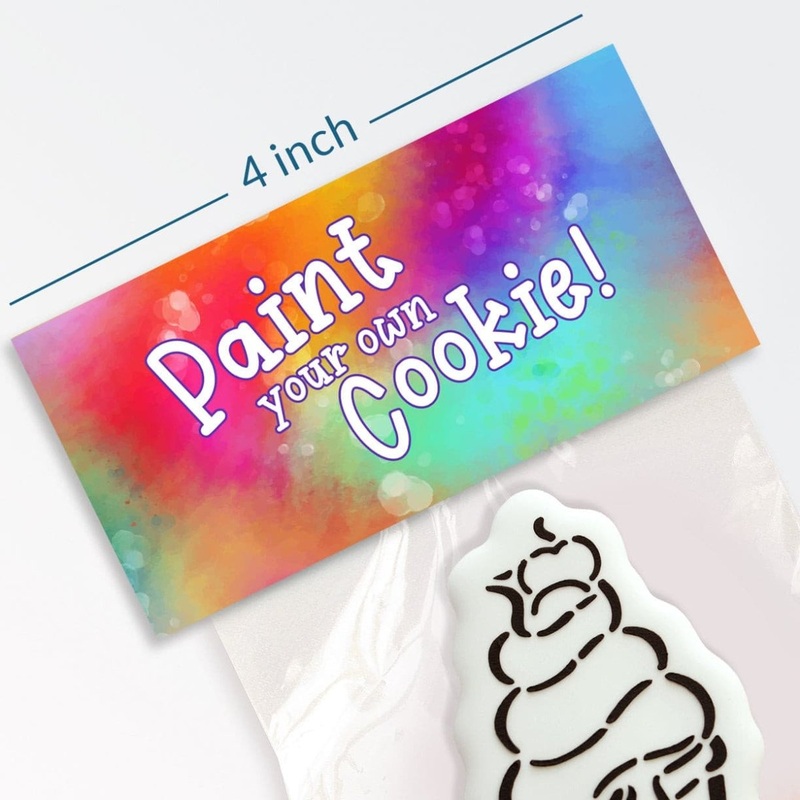 Bag Topper 4" with PYO Instructions - Tie Dye