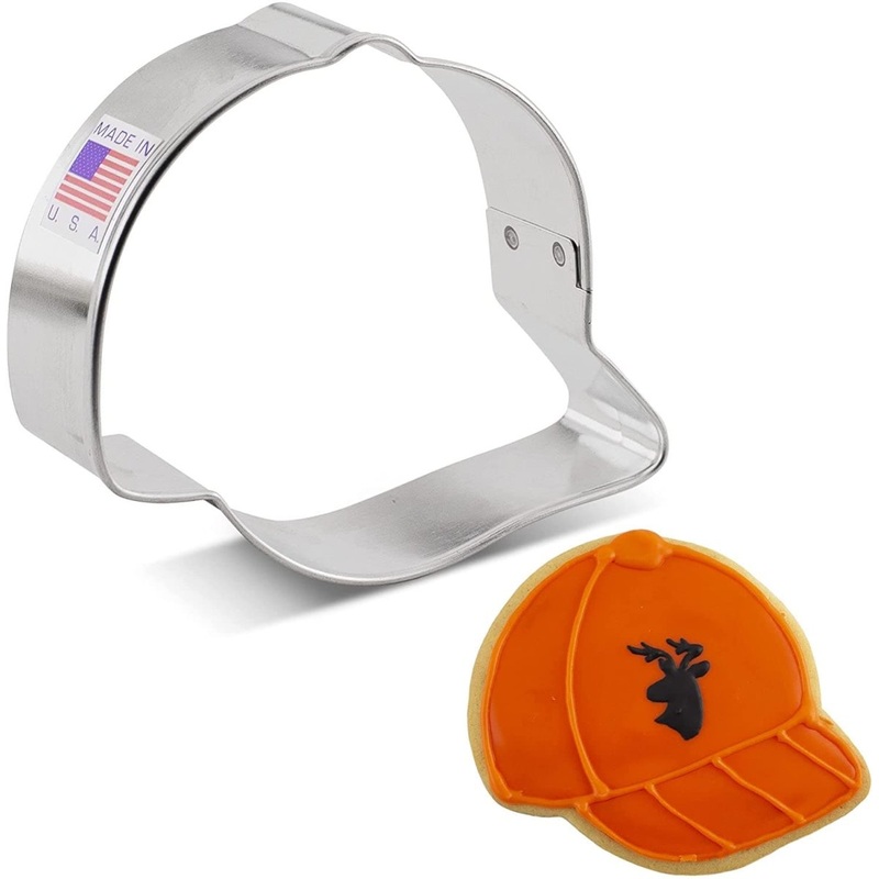 Baseball Hat Cookie Cutter 3 3/4"