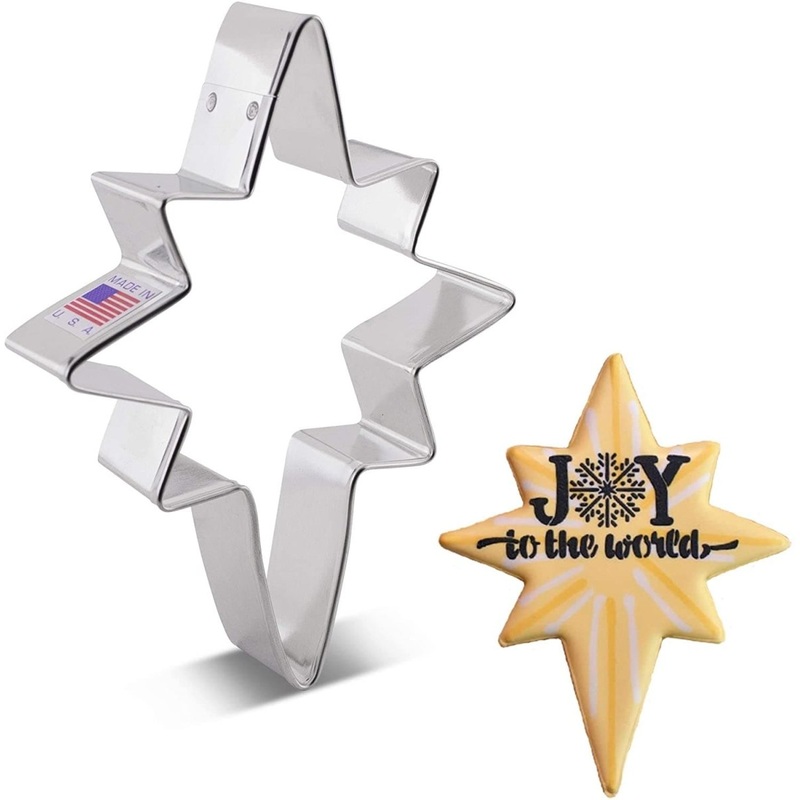 Bethlehem Star Cookie Cutter 4 3/4 x 3 3/4"