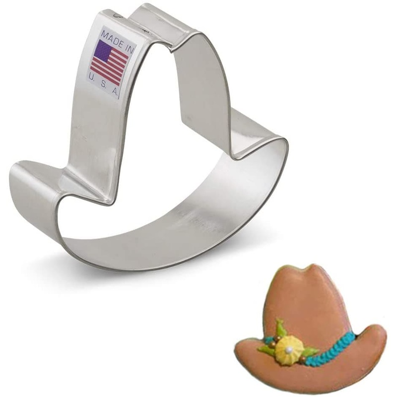 Cowboy Hat Cookie Cutter 3"