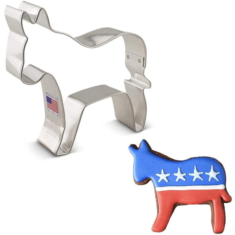 Democratic Donkey Cookie Cutter 3 3/4"