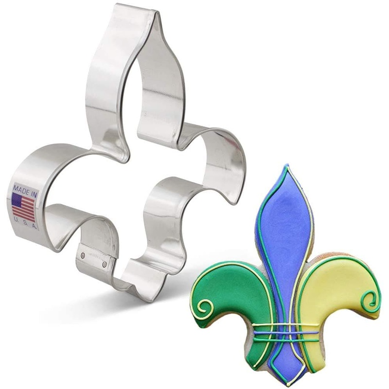 Fleur de Lis Cookie Cutter 4 3/8"
