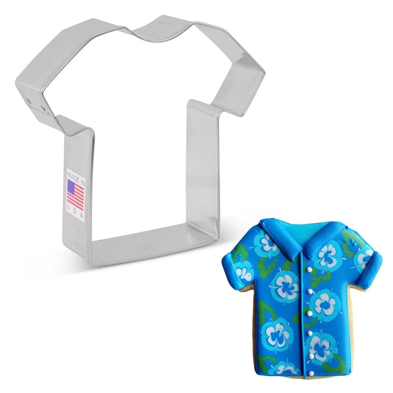 Flour Box T-Shirt  Cookie Cutter 3 3/8" x 3 1/2"