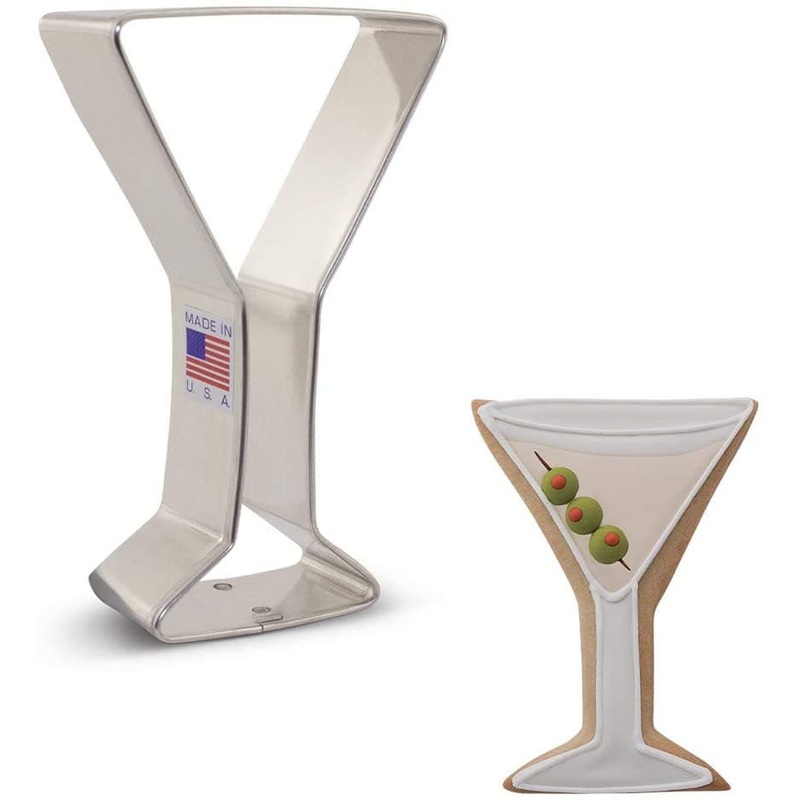 Martini Glass Cookie Cutter 4 5/8"