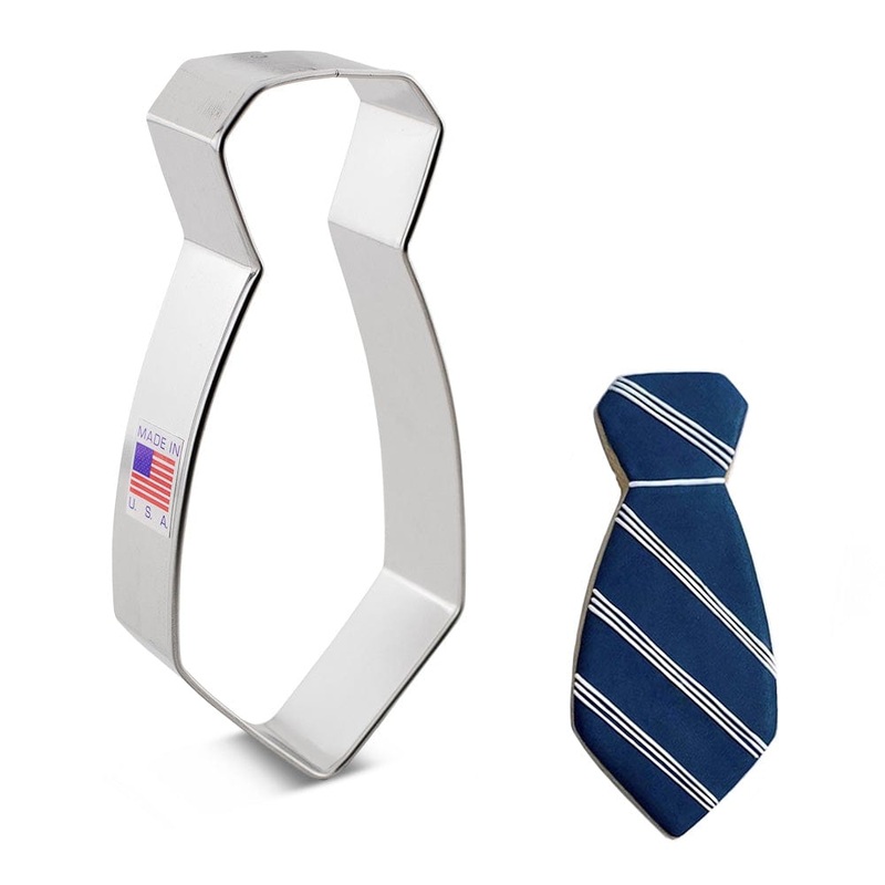 Neck Tie Cookie Cutter 4 3/4"