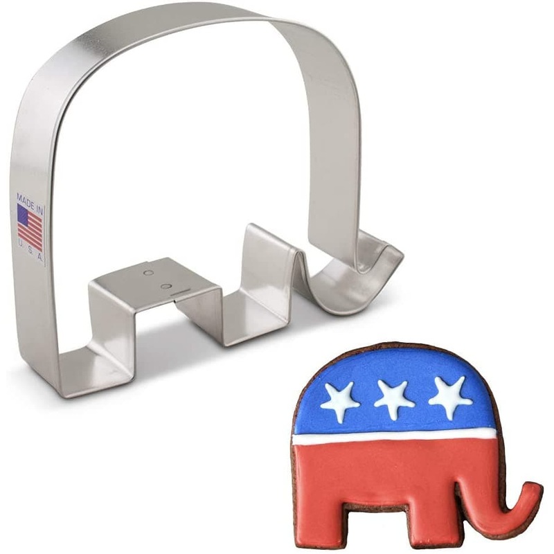 Republican GOP Elephant Cookie Cutter 3 5/8"