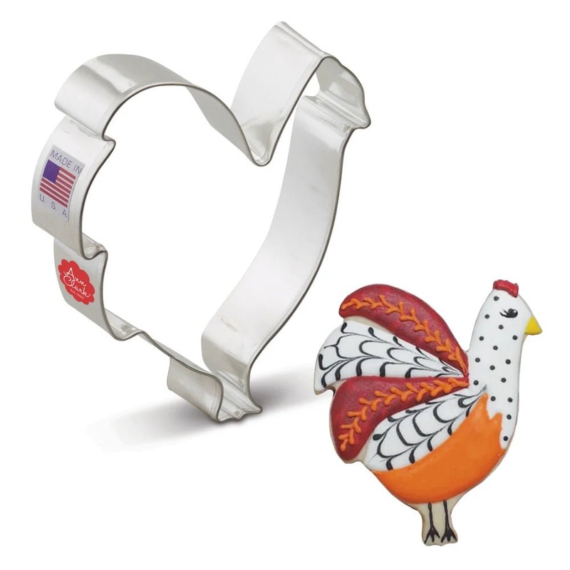 Rooster Cookie Cutter 4"