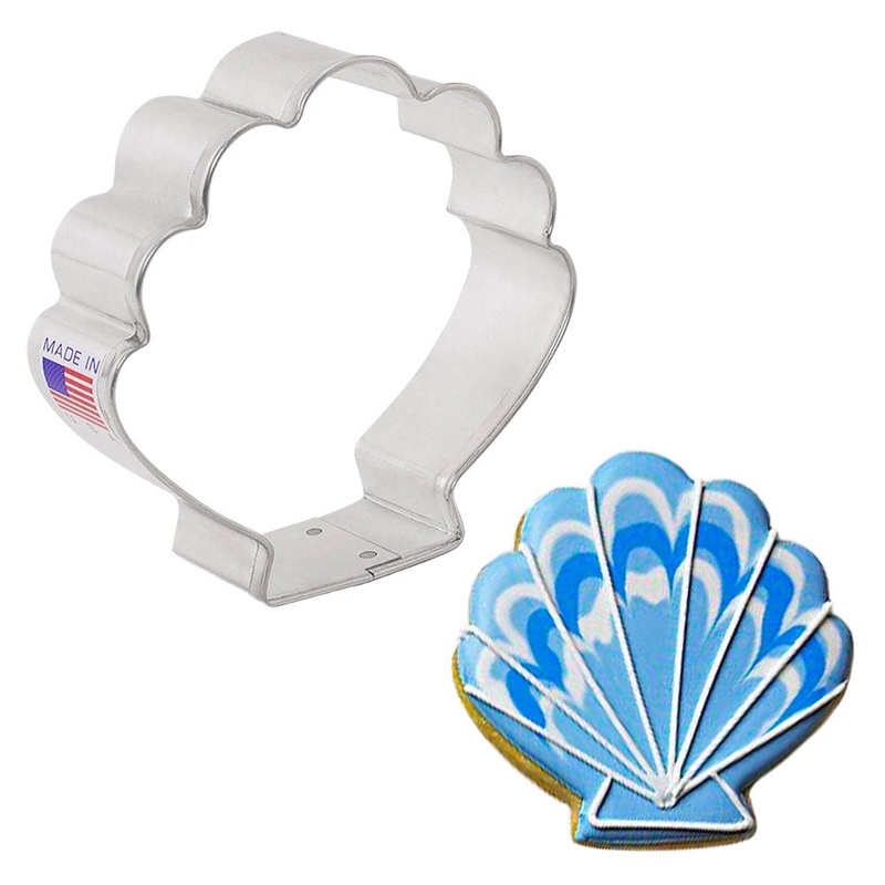 Seashell Cookie Cutter 3" x 3 1/4