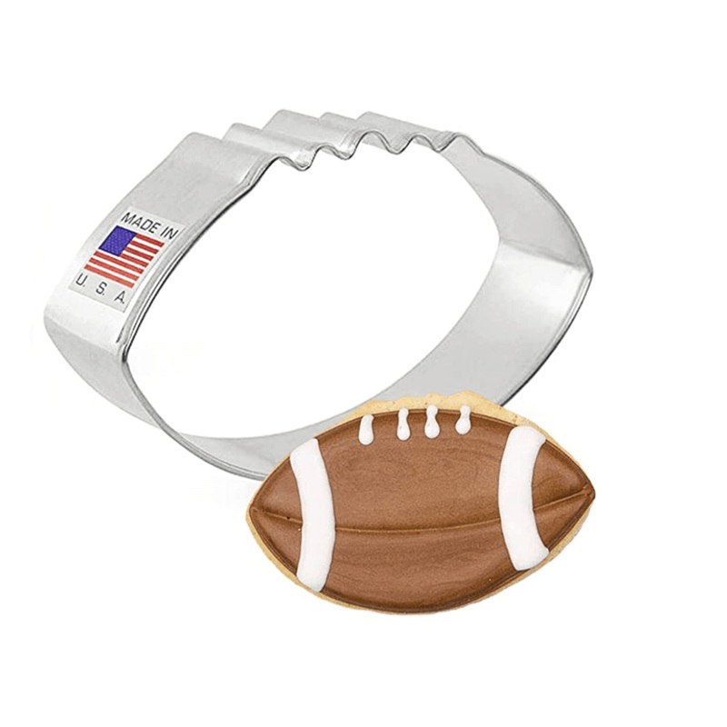 Small Football Cookie Cutter 3 1/2"