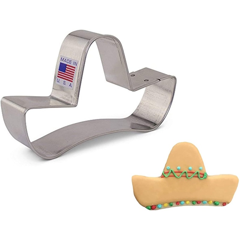 Sombrero Cookie Cutter 2 1/2" x 4 1/8"