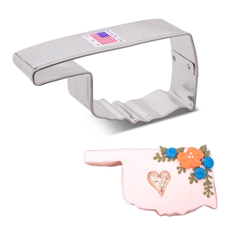State of Oklahoma Cookie Cookie Cutter
