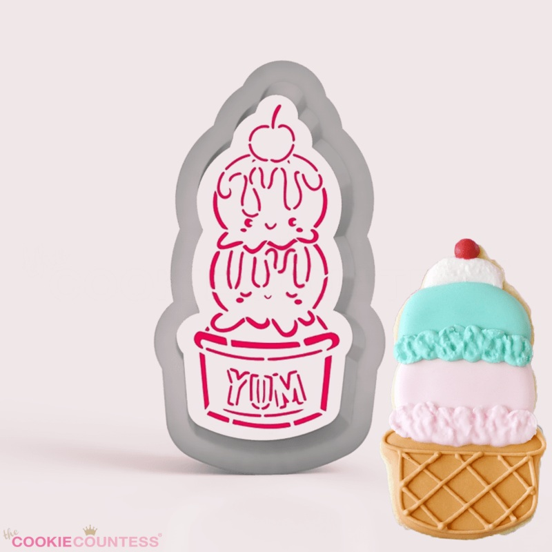 Yum Ice Cream - Cookie Cutter