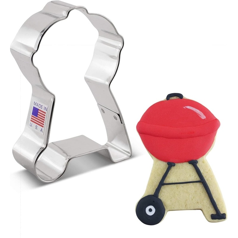 BBQ Grill Cookie Cutter 3 3/4" x 2 1/2"