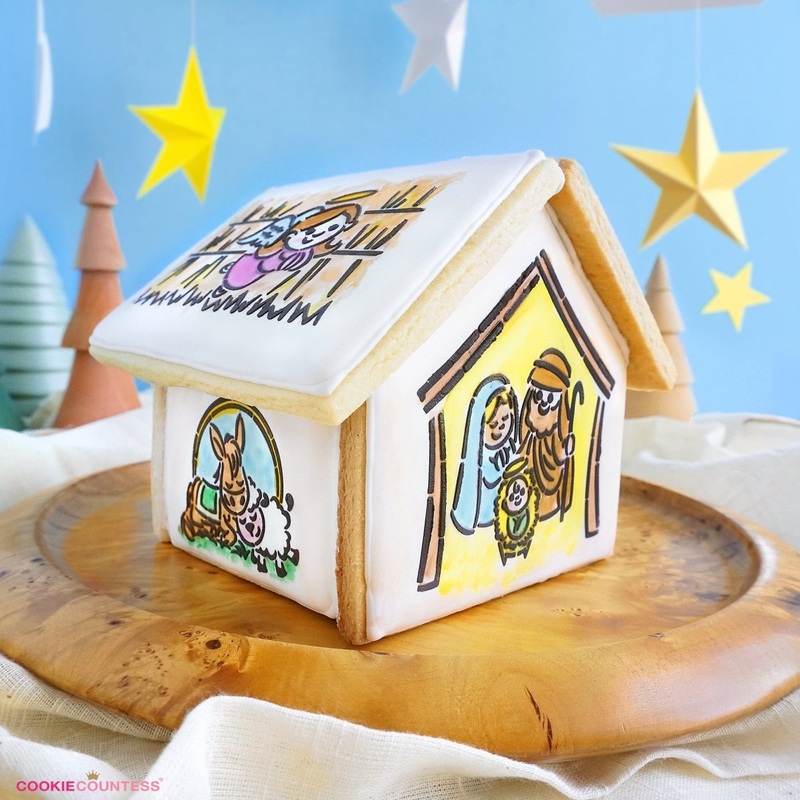 Christmas Manger - 4 Piece Stencil set