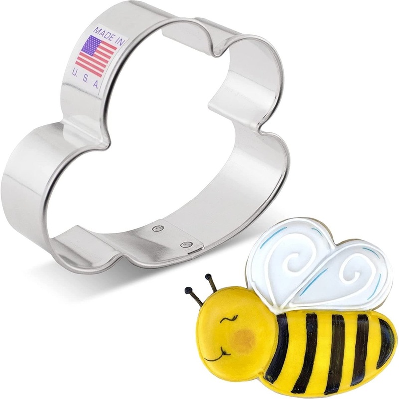 Cute Bee Cookie Cutter 3" x 2 1/2"