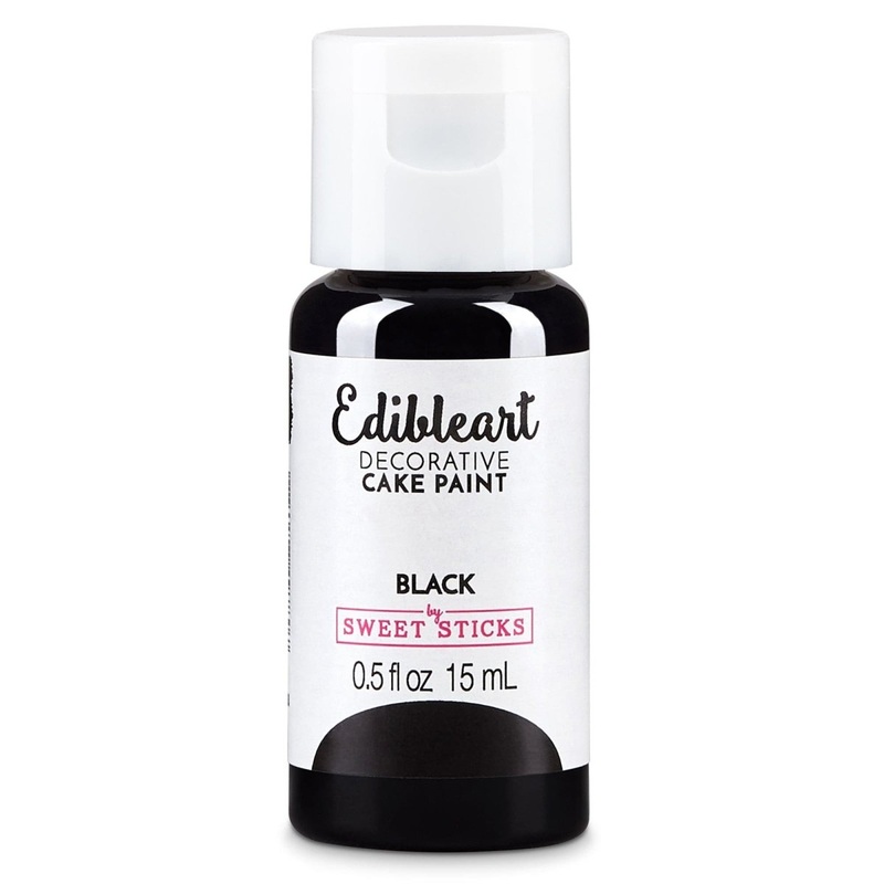 Edible Art Decorative Paint - Black 15ml