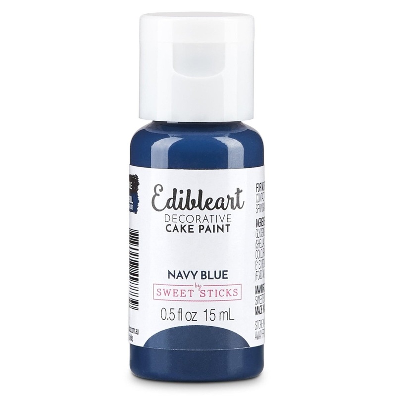 Edible Art Decorative Paint - Navy Blue 15ml