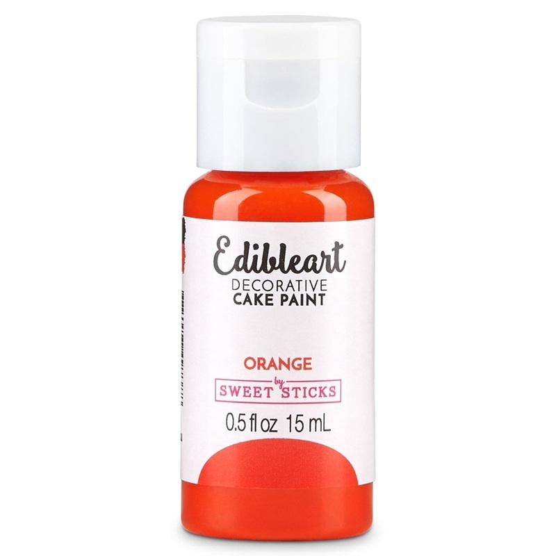 Edible Art Decorative Paint - Orange 15ml