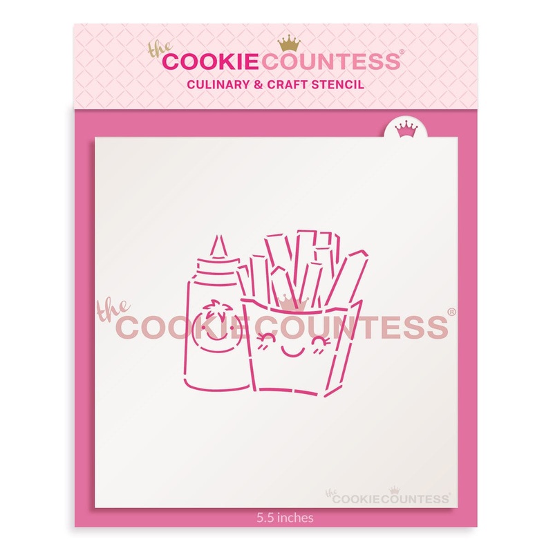 French Fries PYO Stencil