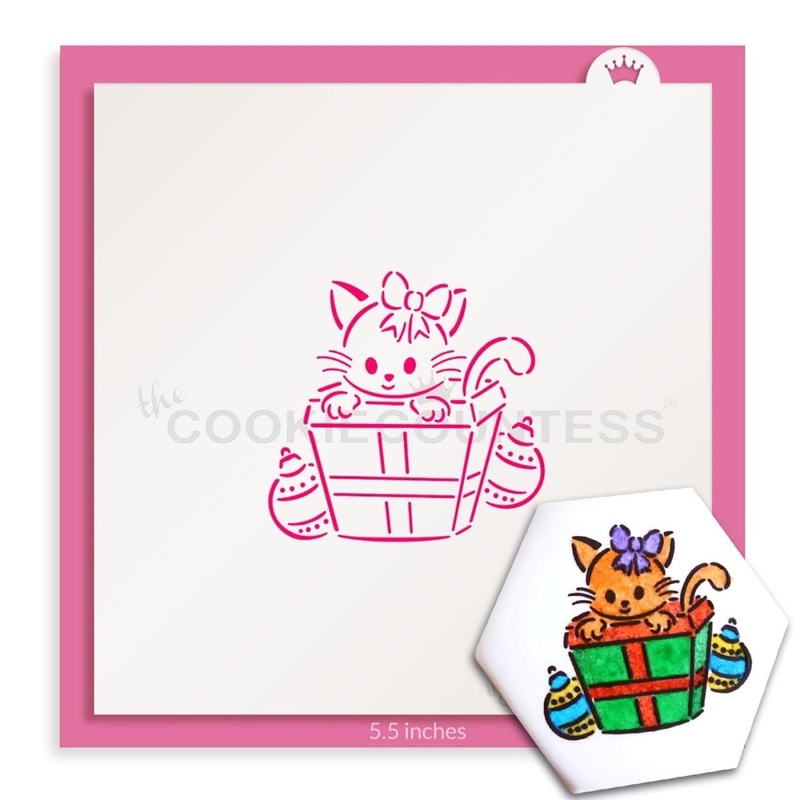 Gift Kitty PYO Stencil