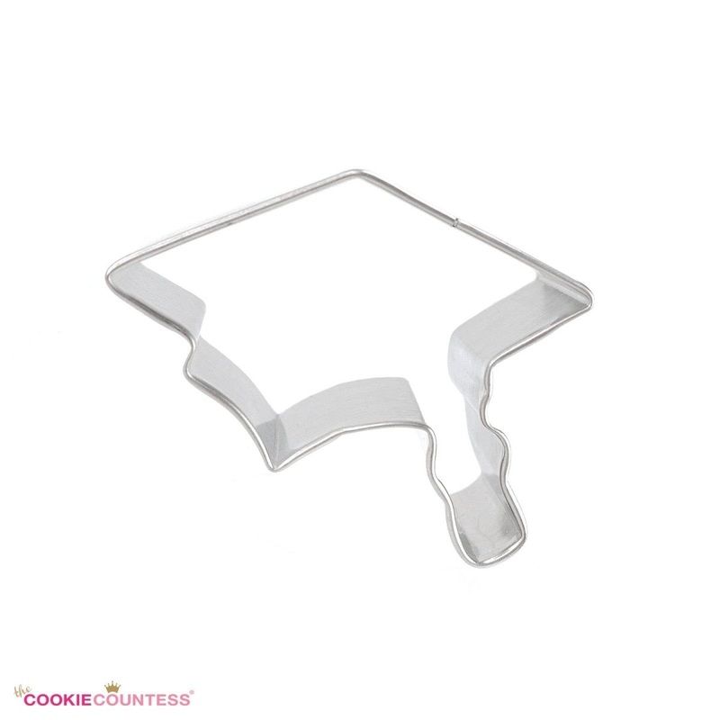 Mini 2" Graduation Cap Cookie Cutter