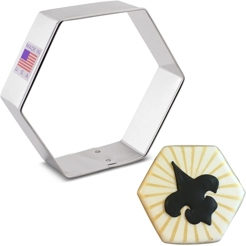 Regular Hexagon Cookie Cutter 3 1/2"