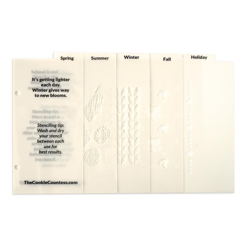 Stencil Storage Dividers - Seasons