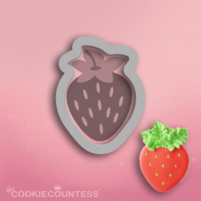 Summer Strawberry 2.5" Cookie Cutter
