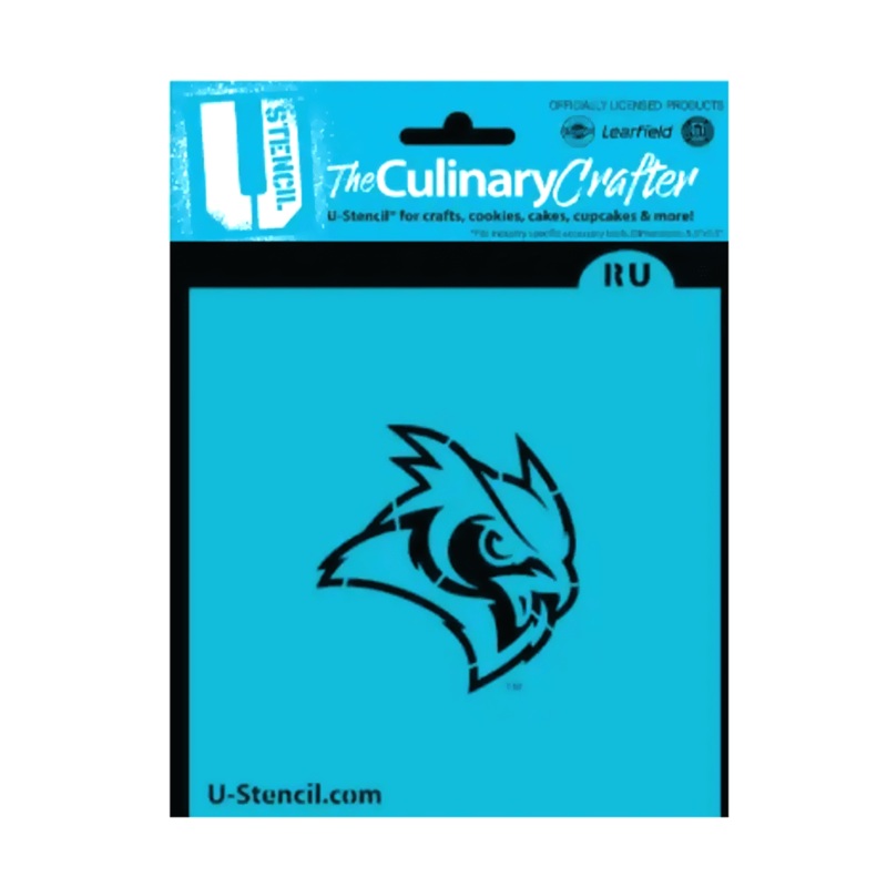 College Stencil - Rice University Owl Texas