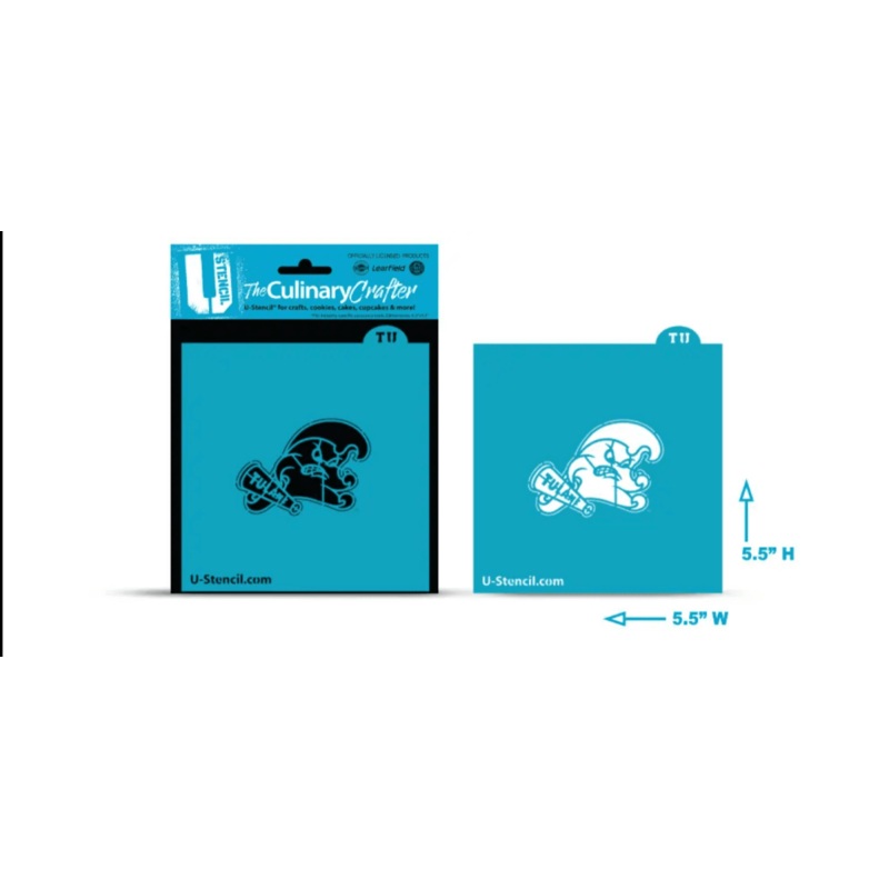 College Stencil - Tulane University Mascot