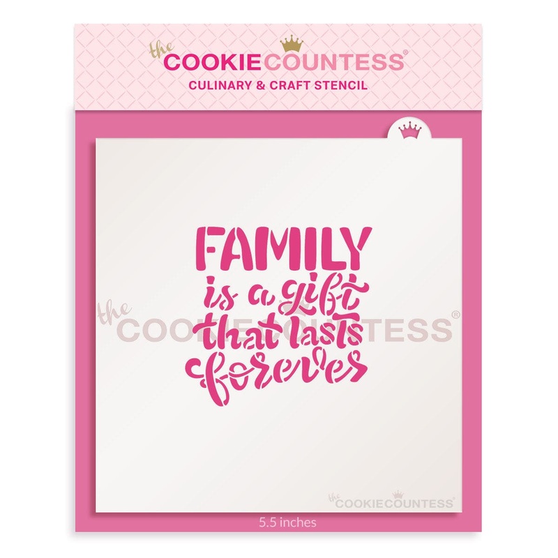 Family is a Gift... Thanksgiving Stencil