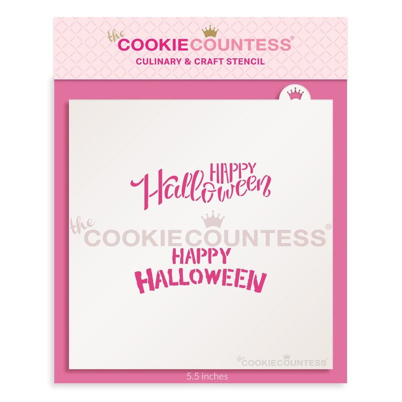 Happy Halloween 2 Fonts Stencil