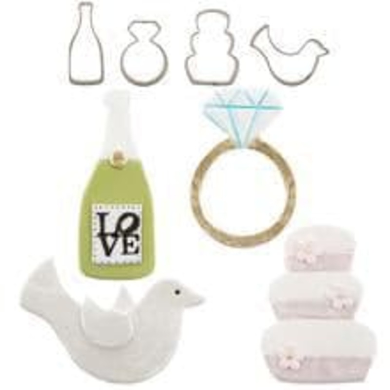 Mini Cutie Cutter Set - Wedding (4pc)