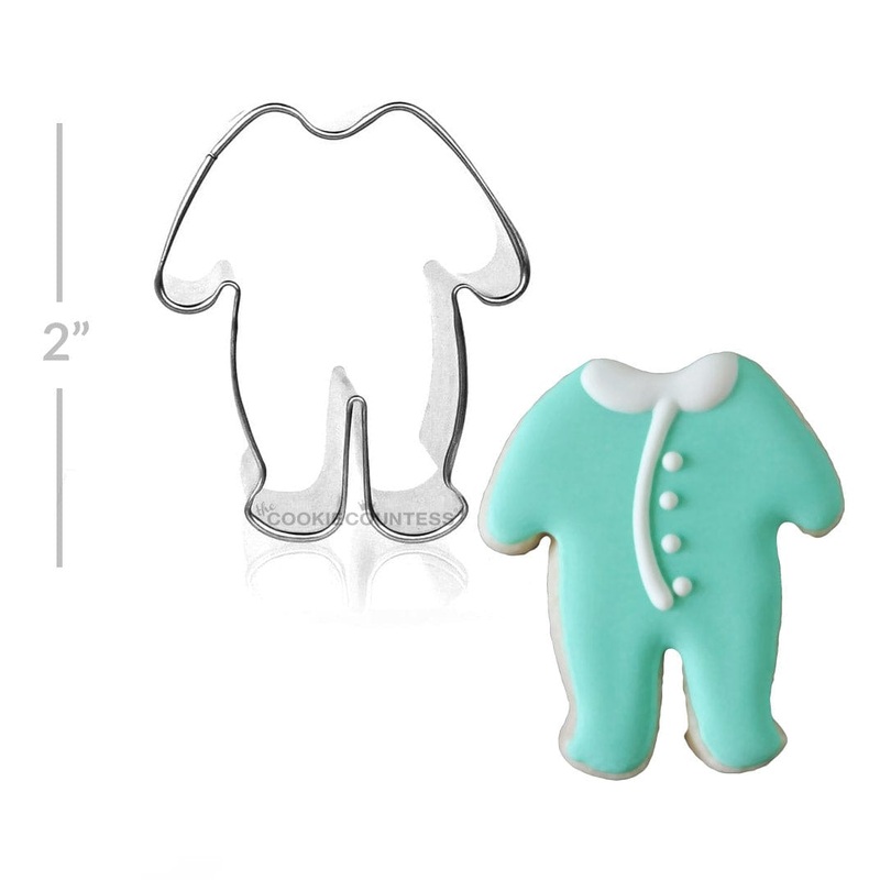 Mini Footie Pajamas Cookie Cutter