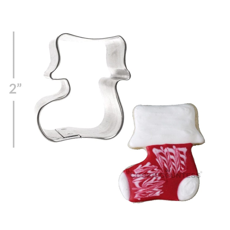 Mini Stocking Boot Cookie Cutter 2"
