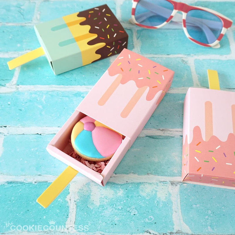 Popsicle Treat Box, Set of 6