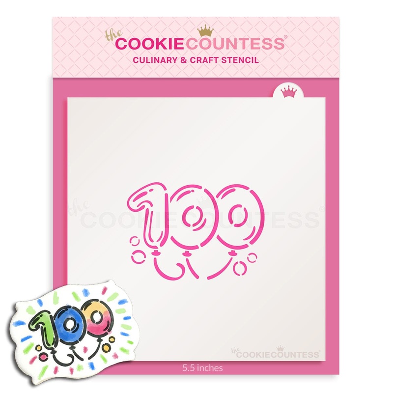 100 Days of School PYO Stencil