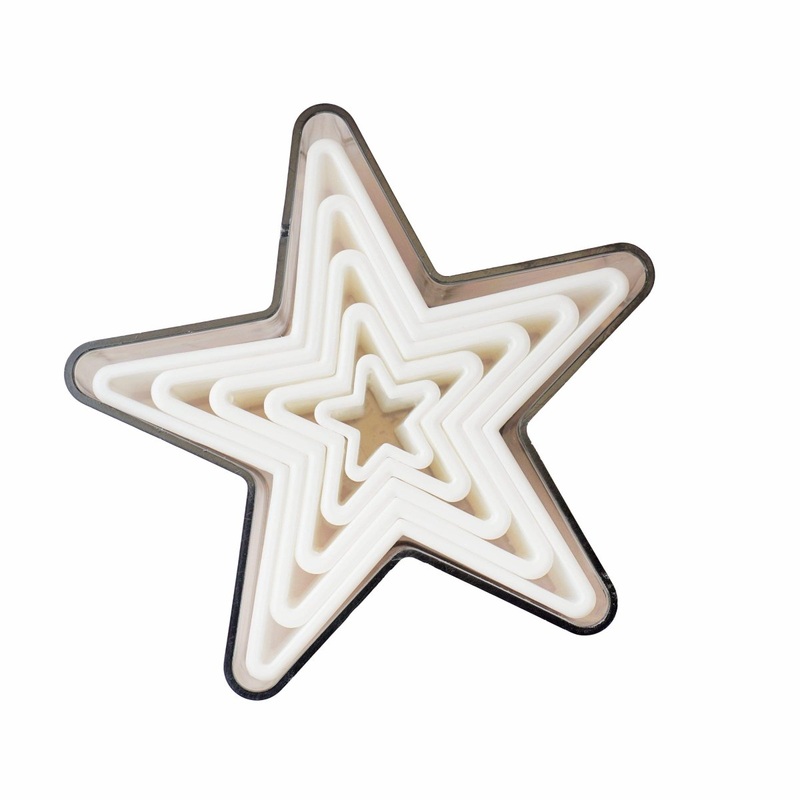 Ateco 5 Piece Cookie Cutter Set - Star