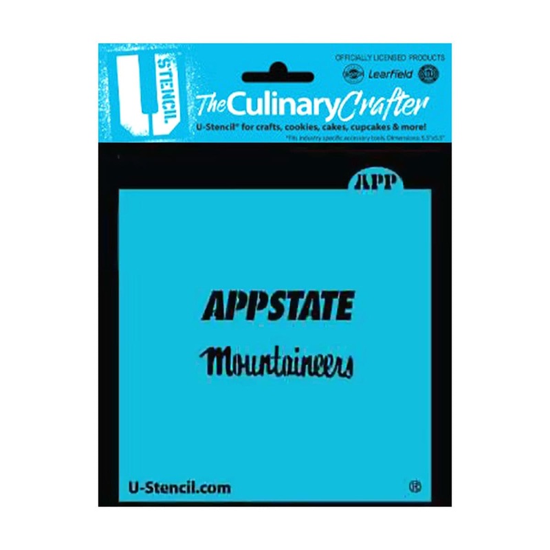 College Stencil - Appalachian State University AppState Mountaneers