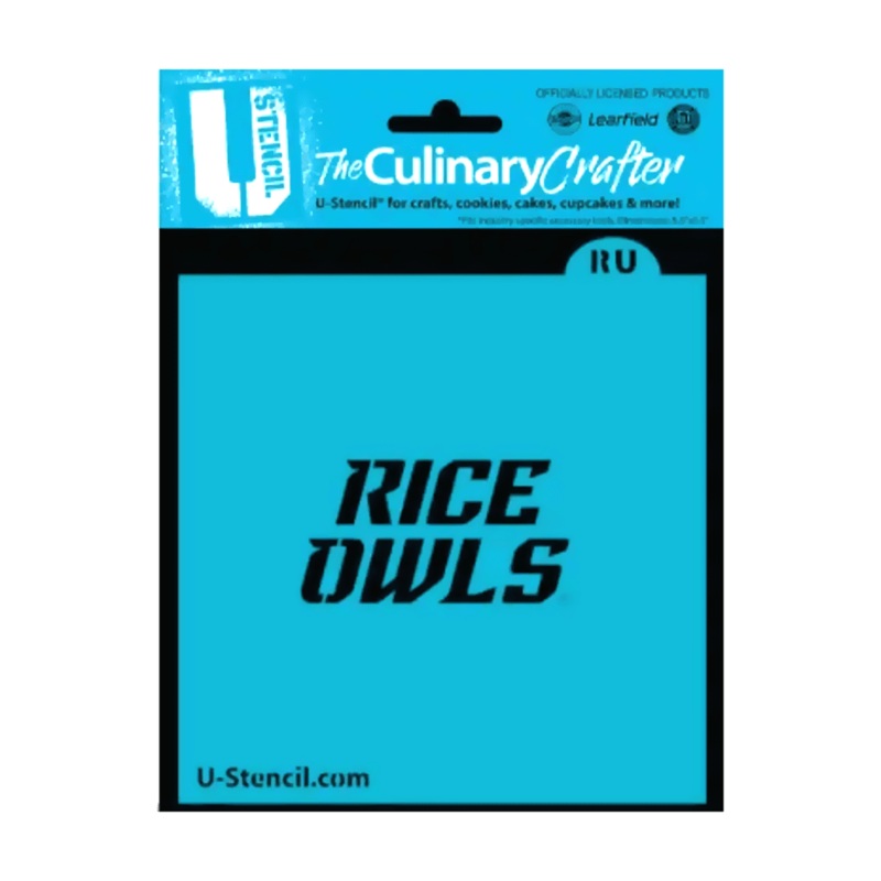 College Stencil - Rice University Owls Texas