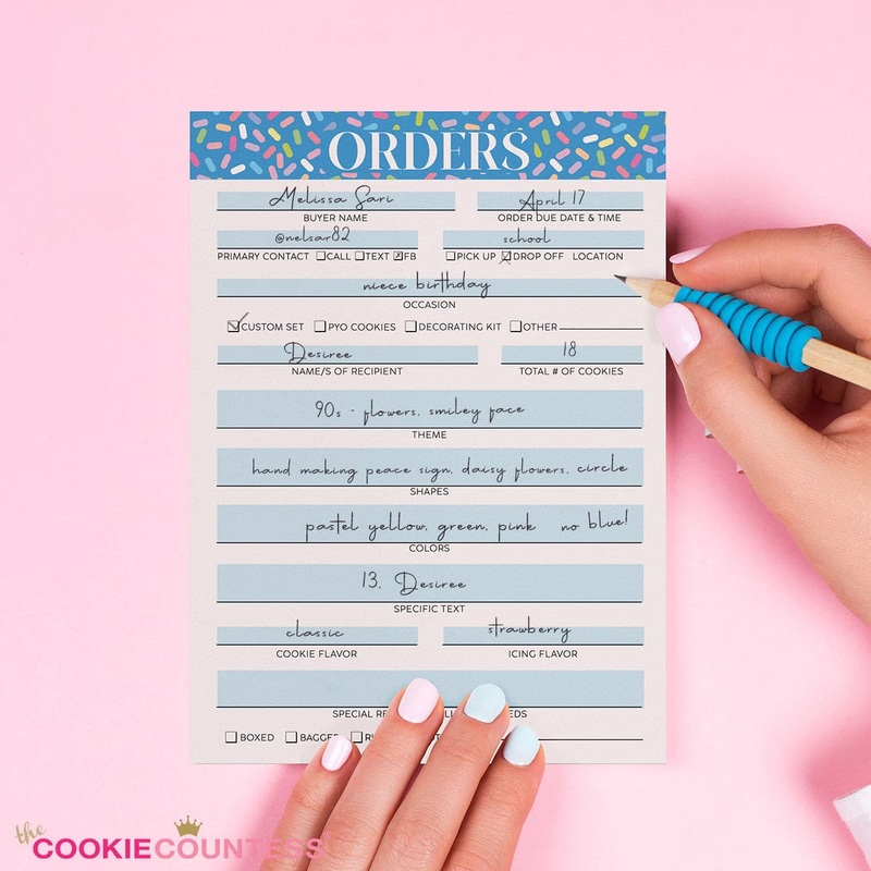 Cookie Order Form 5 x 7, 50 sheets