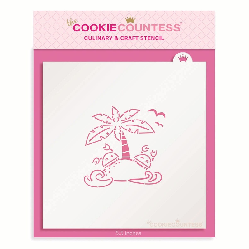 Crab Island Party PYO Stencil
