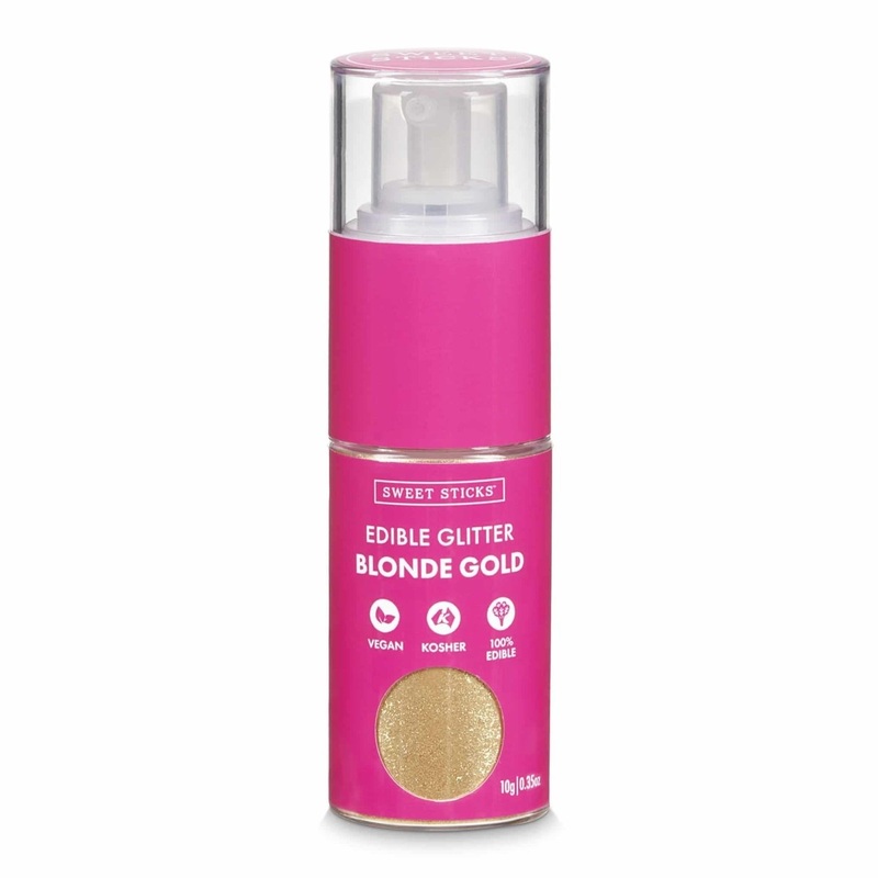 Edible Glitter Pump 10g - Blonde Gold