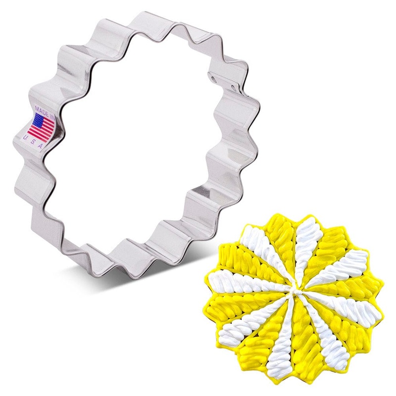 Large Fluted Circle 4" Cookie Cutter