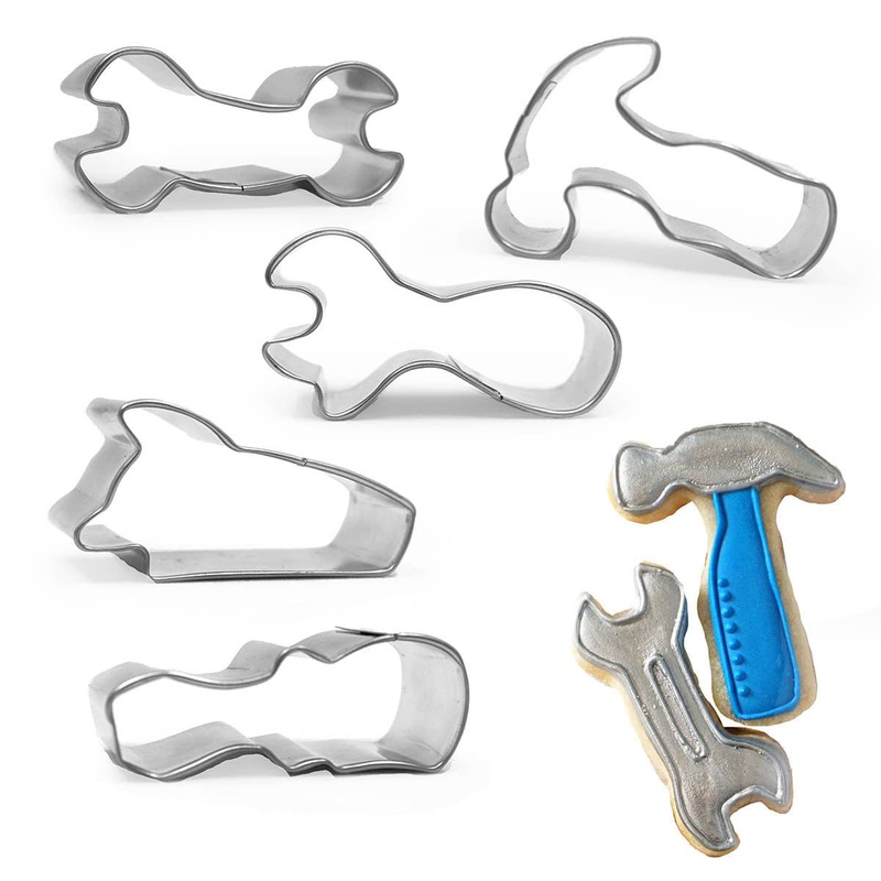 Mini Tool Set of 5 Cookie Cutters 2"