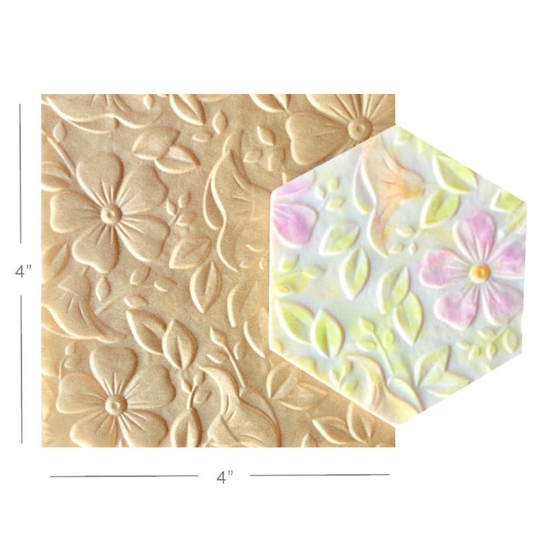 Parchment Texture Sheets - Floral 10